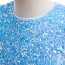 Blue Sequin Girls' Dress AZ002BL