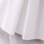 O-Neck Puff Sleeve Flower Girl Dress AZ004WT