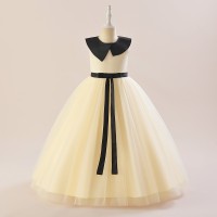 Charming Champagne Tulle Flower Girl Dress AZ006CP