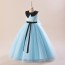 Elegant Sky Blue Tulle Flower Girl Dress AZ006SK