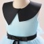 Elegant Sky Blue Tulle Flower Girl Dress AZ006SK