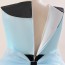 Elegant Sky Blue Tulle Flower Girl Dress AZ006SK