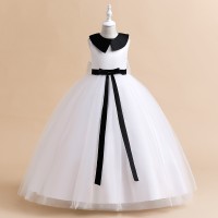 Elegant White Tulle Flower Girl Dress AZ006WT