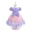 Cosplay Purple Short Sleeve Party Dress AZ008