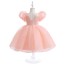 Puff Sleeve Flower Girl Dress AZ009