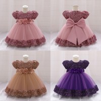 Sparkling Sequin Party Dresses for Little Girls AZ010