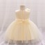 Charming Flower Decorated Party Dress for Girls AZ011