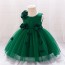 Charming Flower Decorated Party Dress for Girls AZ011