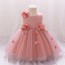 Charming Flower Decorated Party Dress for Girls AZ011