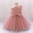 Charming Flower Decorated Party Dress for Girls AZ011