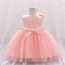 Charming Flower Decorated Party Dress for Girls AZ011