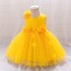 Charming Flower Decorated Party Dress for Girls AZ011