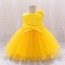 Charming Flower Decorated Party Dress for Girls AZ011