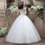 O-neck Sleeveless Wedding Dress XN080WT