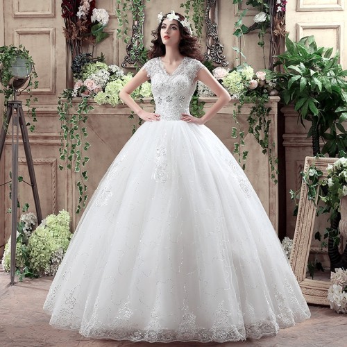 V-neck Wedding Dress XN084WT