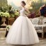 Halter-neck Sleeveless Wedding Dress XN085WT