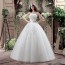 Strapless Ball Gown Wedding Dress XN086WT