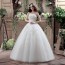 Strapless Ball Gown Wedding Dress XN086WT