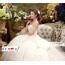 Strapless Wedding Dress with Sparkling Belt and Bow XN087WT