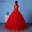 V-neck Sleeveless Wedding Dress XN091RD