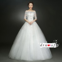 Off-the-Shoulder Wedding Dress XN095WT