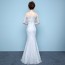 Short Sleeve Mermaid Wedding Dress XN096WT