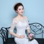 Short Sleeve Mermaid Wedding Dress XN096WT