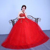 Strapless Ball Gown Wedding Dress XN102RD