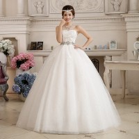 Strapless Ball Gown Wedding Dress XN102WT