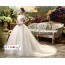 Exquisite Short-Sleeve Ball Gown Wedding Dress XN103WT