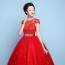 Exquisite Cap-Sleeve Wedding Dress XN105RD