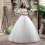 Elegant Illusion Neckline Wedding Dress XN106WT