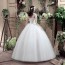 Elegant Illusion Neckline Wedding Dress XN106WT