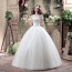 Elegant Illusion Neckline Wedding Dress XN106WT