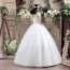 Exquisite High-Neck Lace Wedding Dress XN107WT