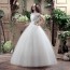 Exquisite High-Neck Lace Wedding Dress XN107WT