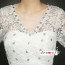 V-Neck Wedding Dress with Lace Sleeves XN111WT