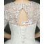 V-Neck Wedding Dress with Lace Sleeves XN111WT