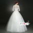 V-Neck Wedding Dress with Lace Sleeves XN111WT