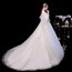 O-Neck Wedding Dress with Arm-Covering Design XN112