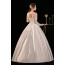 Long Sleeve V-Neck Ball Gown Wedding Dress XN143WT